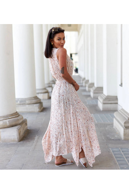 Beež lilleline kleit Napolitano