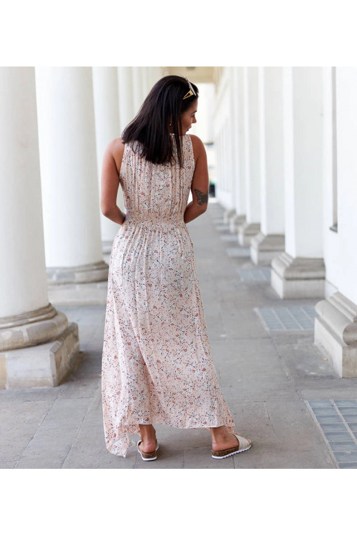 Beež lilleline kleit Napolitano