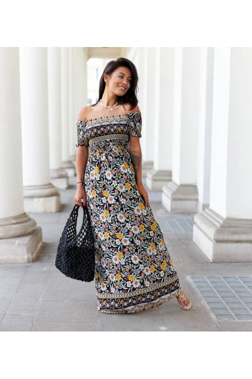 Must mustriga Delfino kleit