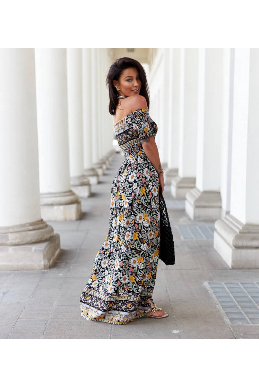 Must mustriga Delfino kleit