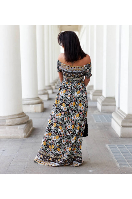 Must mustriga Delfino kleit