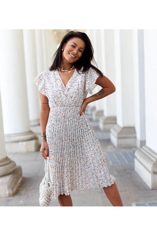 Viminale roosa lilleline plisseeritud...