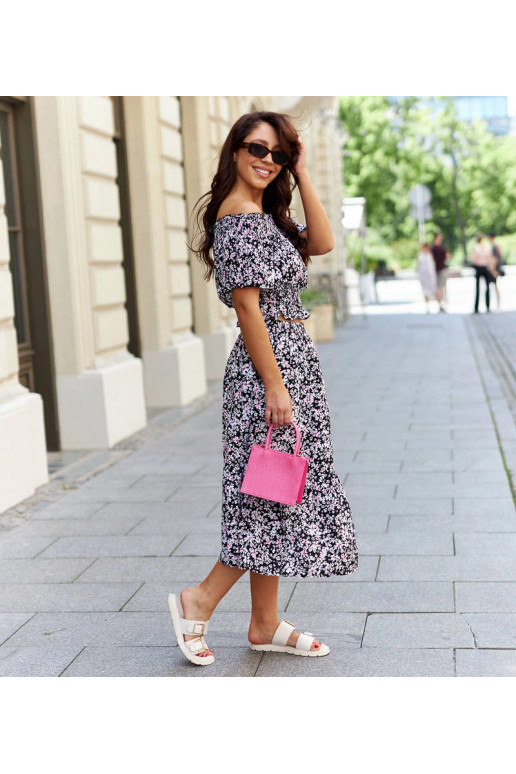 Must Elora topi ja midiseeliku komplekt