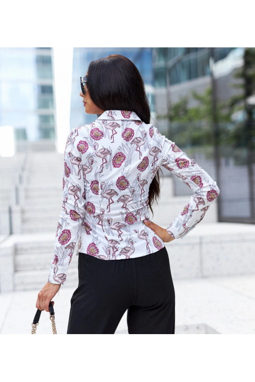 Valge mustriga Sabbatini särk