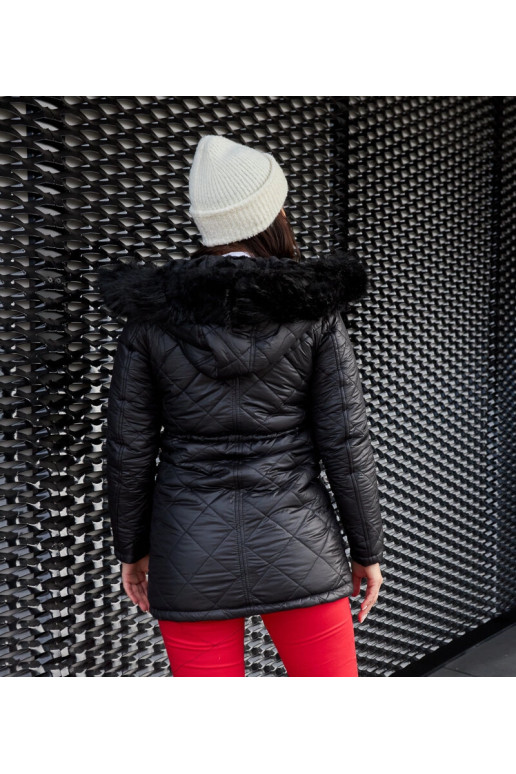 Must Spontini ümberpööratav liibuv jope