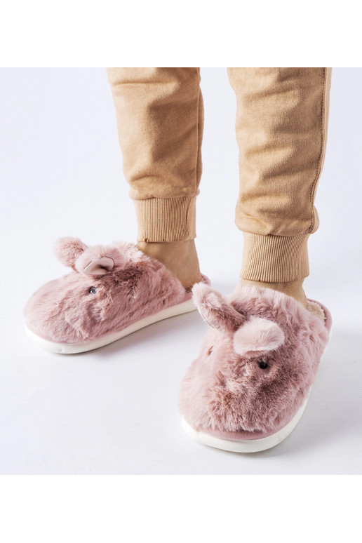 Roosad soojad kõrvadega sussid Daniele Roosad soojad kõrvadega sussid Daniele