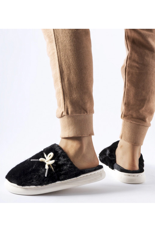 Mustad dekoratiivnööriga Medoro sussid Mustad dekoratiivnööriga Medoro sussid