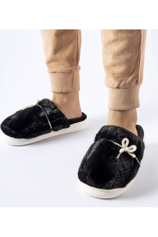 Mustad dekoratiivnööriga Medoro sussid Mustad dekoratiivnööriga Medoro sussid