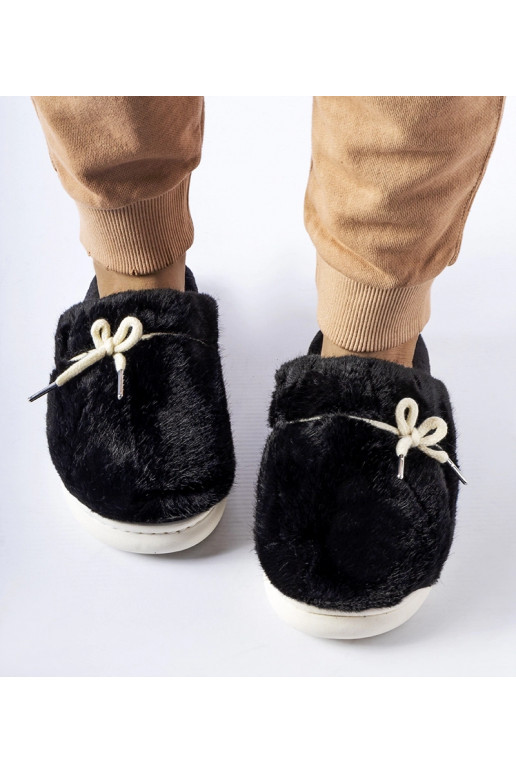 Mustad dekoratiivnööriga Medoro sussid Mustad dekoratiivnööriga Medoro sussid