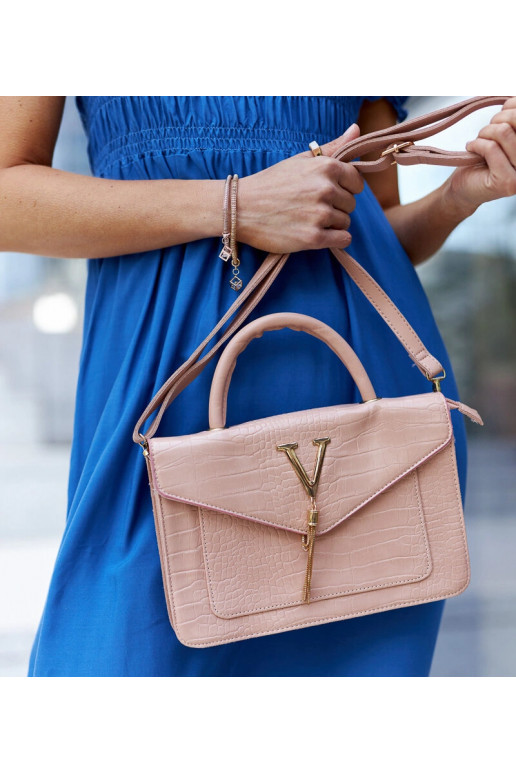 Barsa krokodillimustriga õlakott