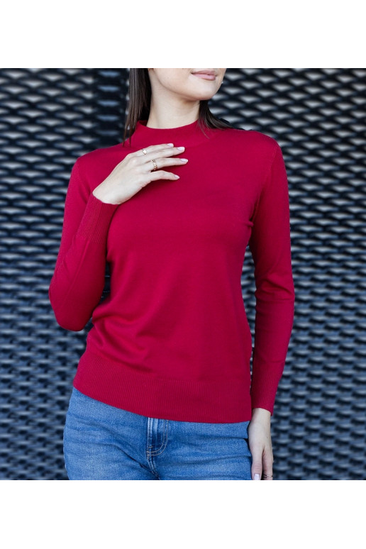 Punane klassikaline Essana avara sviiter