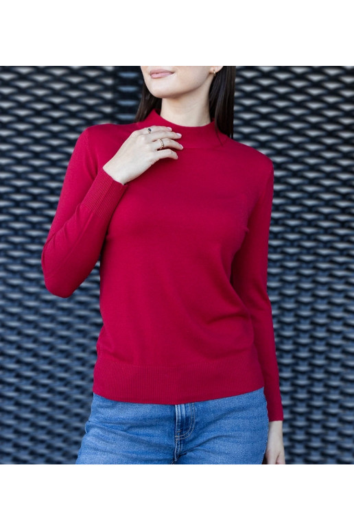 Punane klassikaline Essana avara sviiter