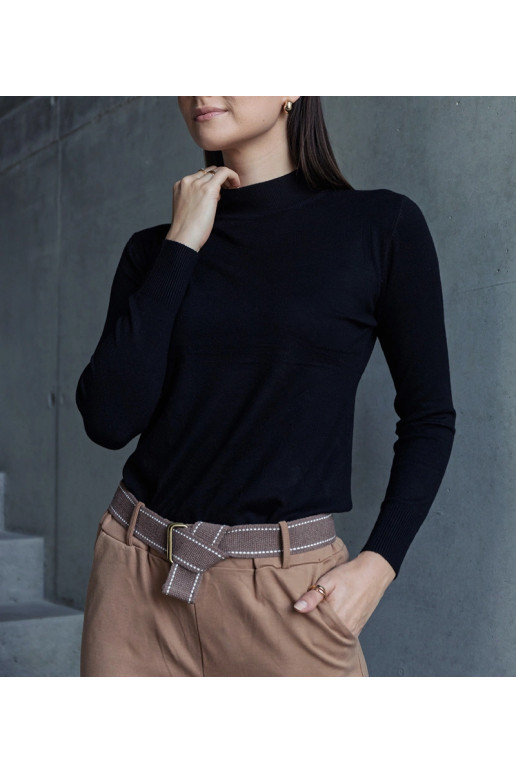 Must klassikaline Essana avara sviiter