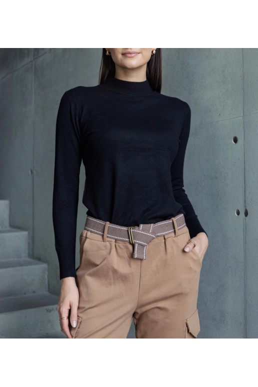 Must klassikaline Essana avara sviiter