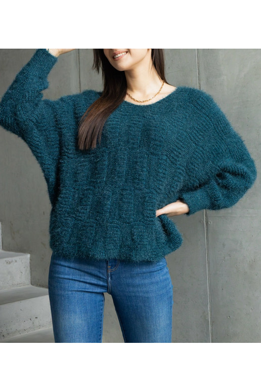 Neveri tumeroheline V-kaelusega kampsun Neveri tumeroheline V-kaelusega kampsun