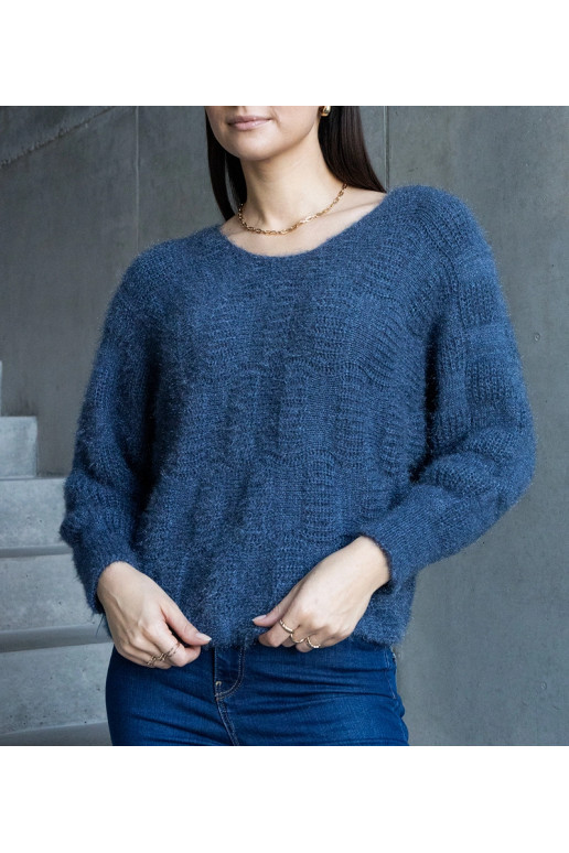 Meresinine Neveri kaelusega kampsun Meresinine Neveri kaelusega kampsun