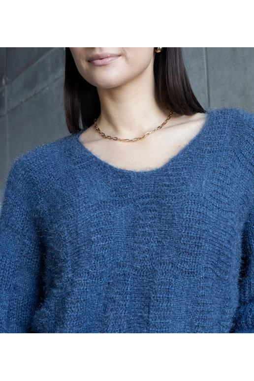 Meresinine Neveri kaelusega kampsun Meresinine Neveri kaelusega kampsun