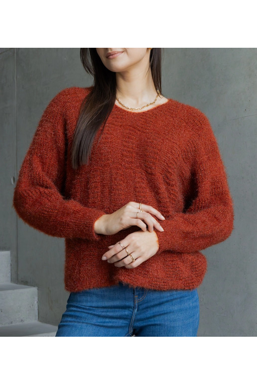 Punane Neveri V-kaelusega kampsun Punane Neveri V-kaelusega kampsun