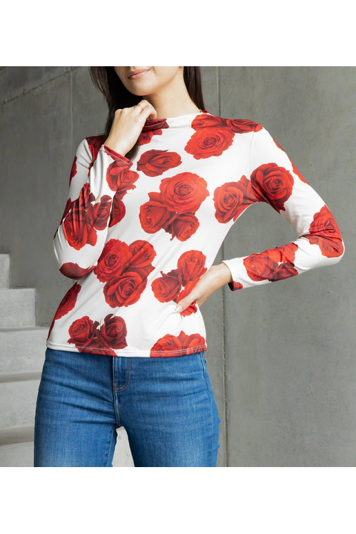 Amaya trükiga kaunistatud beež pluus Amaya trükiga kaunistatud beež pluus