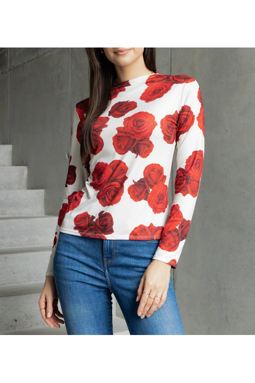 Amaya trükiga kaunistatud beež pluus Amaya trükiga kaunistatud beež pluus