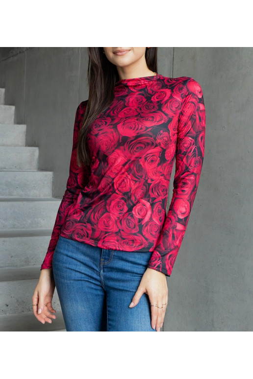 Punane Amaya trükiga kaunistatud pluus Punane Amaya trükiga kaunistatud pluus