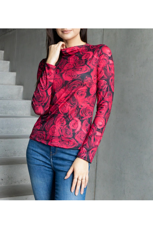 Punane Amaya trükiga kaunistatud pluus Punane Amaya trükiga kaunistatud pluus