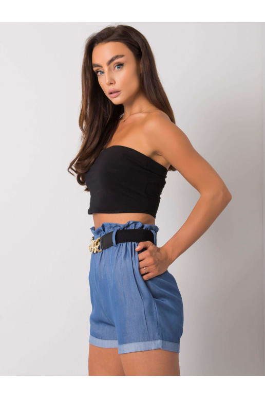 Sinised lühikesed püksid triibuga... Sinised lühikesed püksid triibuga...