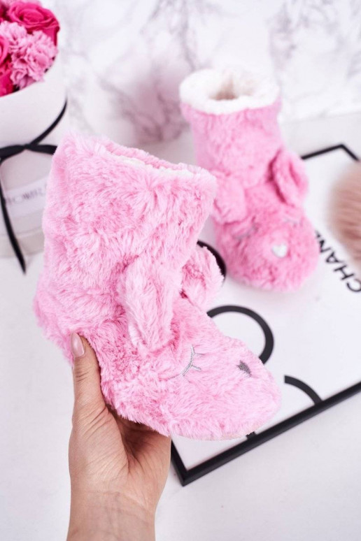 Soojad laste sussid roosat värvi...