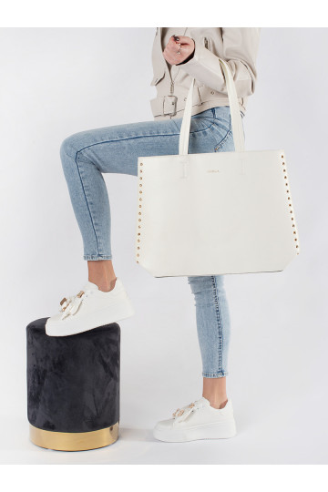 Käekott shopper neetidega 2