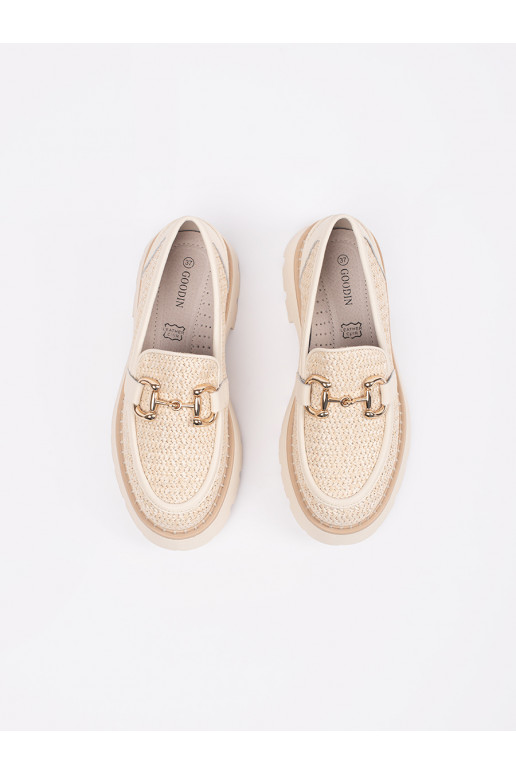 beeži värvi Naiste mokassiinid 