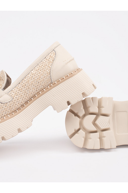 beeži värvi Naiste mokassiinid 