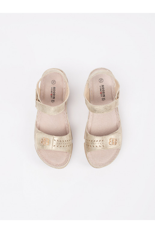 Kuldset värvi kingad  Kuldset värvi kingad