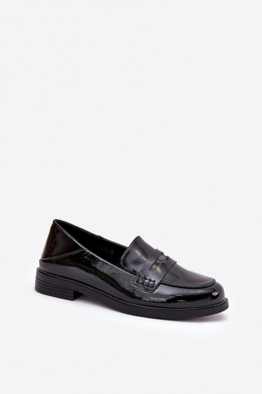 Elegantsed Lakitud mokassiinid  Z Naturalnej Skóry Vinceza 18100 Must Elegantsed Lakitud mokassiinid  Z Naturalnej Skóry Vinceza 18100 Must