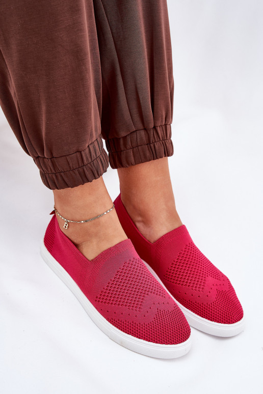 Naiste spordijalatsid Slip-on Big Star FF274A605 roosa