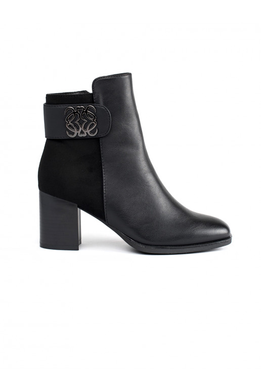 msuud poolsaapad dekoratiivse triibuga