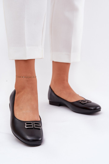 Elegantsed Baleriinad  kaunistustega Vinceza 62206 Must