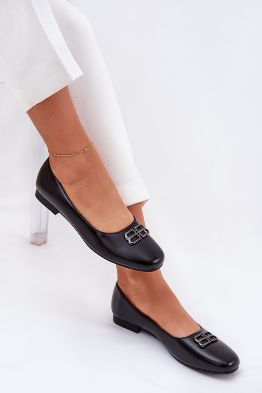 Elegantsed Baleriinad  kaunistustega Vinceza 62206 Must Elegantsed Baleriinad  kaunistustega Vinceza 62206 Must