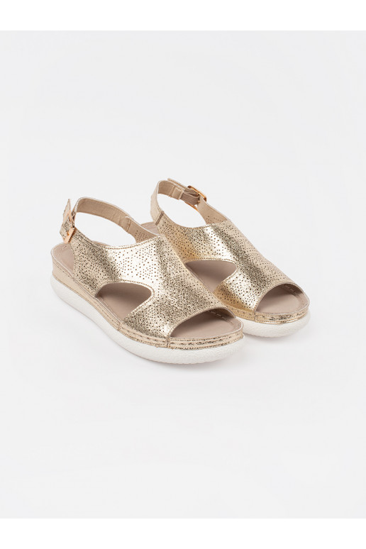 Kuldset värvi kingad na j platformie