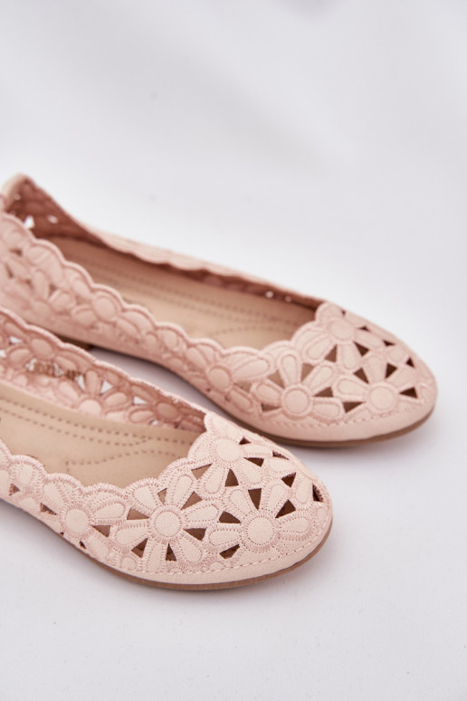 baleriinid  Laste jalanõud läikivad Tumeroosad värvi Zindira  baleriinid  Laste jalanõud läikivad Tumeroosad värvi Zindira