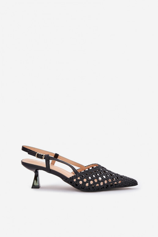 kõrge kontsaga Ze Szpiczastym Noskiem I Odkrytą Piętą Must Umirana