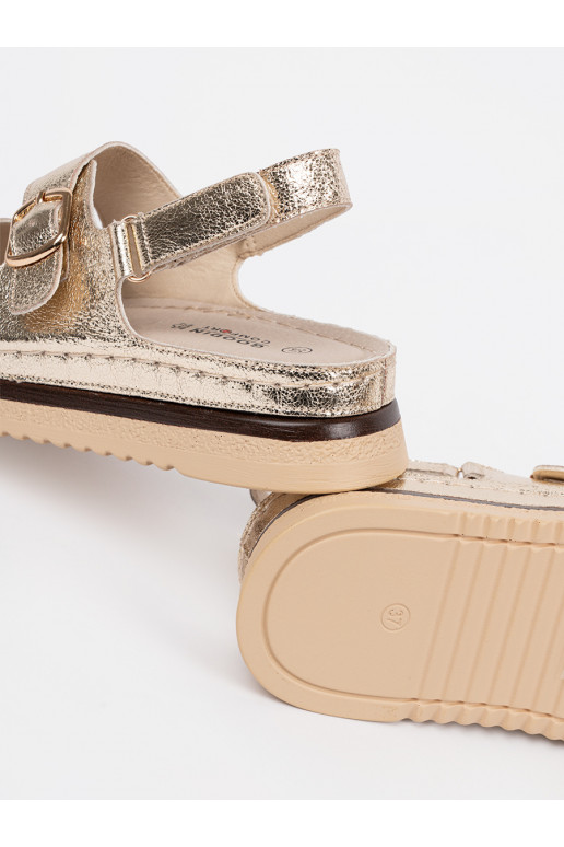 Kuldset värvi kingad ze mi elementami