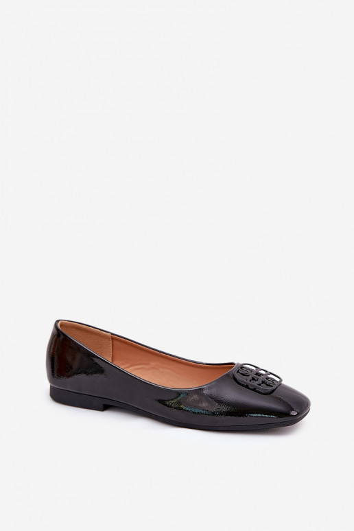 Laque Elegantsed Baleriinad   Detalem Vinceza 17377 Must Laque Elegantsed Baleriinad   Detalem Vinceza 17377 Must