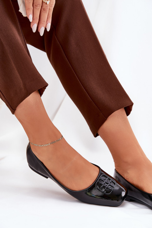 Laque Elegantsed Baleriinad   Detalem Vinceza 17377 Must Laque Elegantsed Baleriinad   Detalem Vinceza 17377 Must