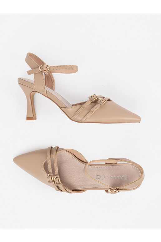 beeži värvi poolsaapad 