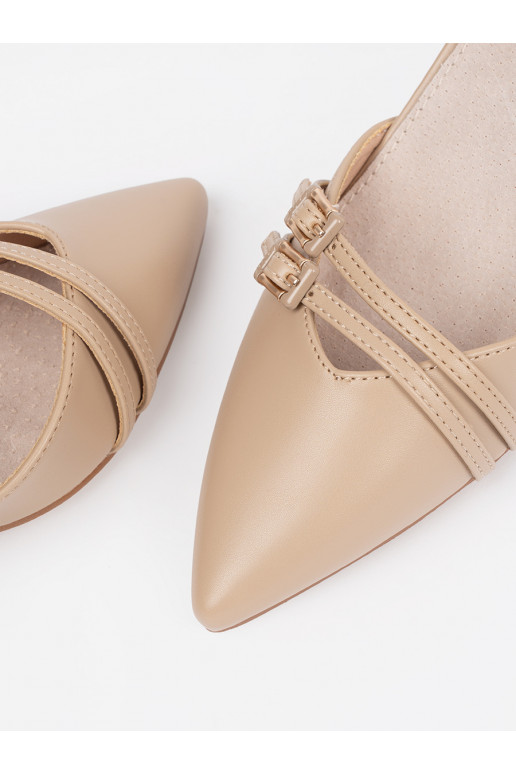 beeži värvi poolsaapad 