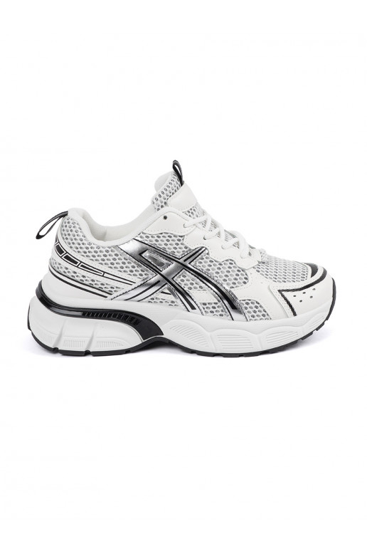 Sportliku stiiliga Naiste kingad valge värv-Mustad 