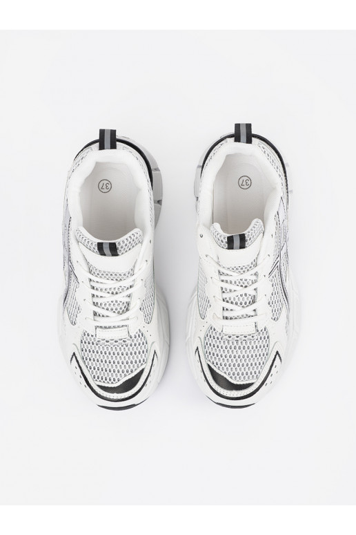 Sportliku stiiliga Naiste kingad valge värv-Mustad 