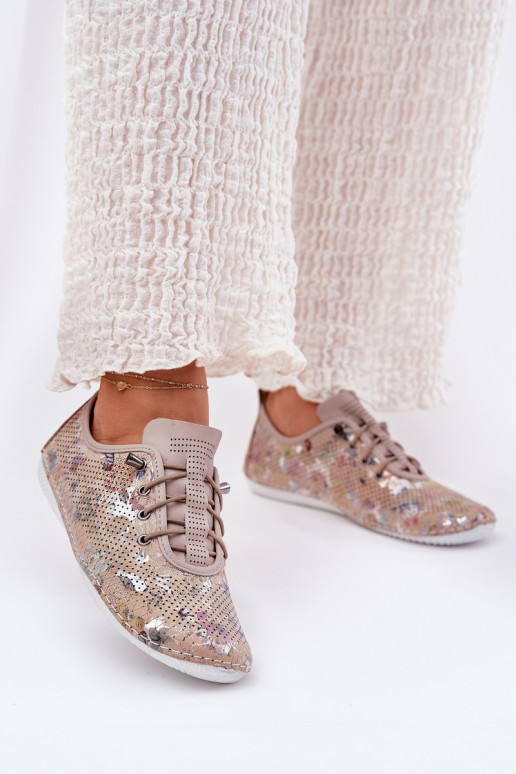 jalatsid  naturaalsest nahast  Artiker 56C2689 beeži värvi