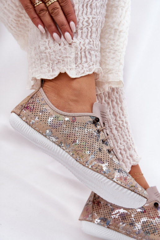 jalatsid  naturaalsest nahast  Artiker 56C2689 beeži värvi