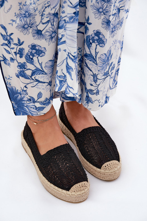 Espadrillid platvormiga Vinceza 17392 Must Espadrillid platvormiga Vinceza 17392 Must